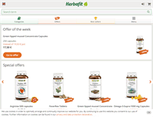 Tablet Screenshot of herbafit.com